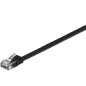 MicroConnect U/UTP CAT6 2M Black Flat